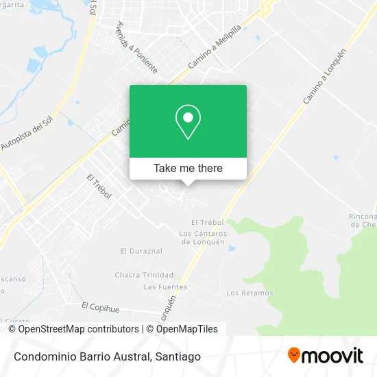 Condominio Barrio Austral map
