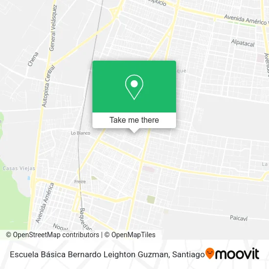 Escuela Básica Bernardo Leighton Guzman map