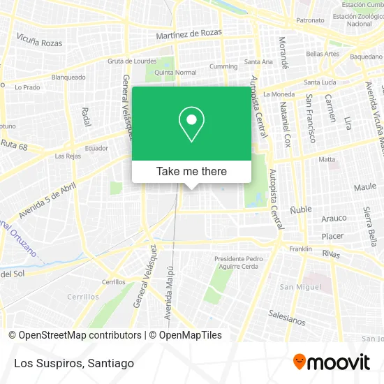 Los Suspiros map