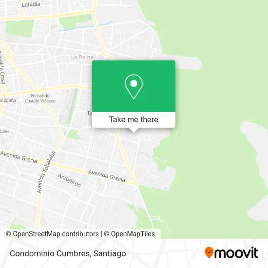 Condominio Cumbres map
