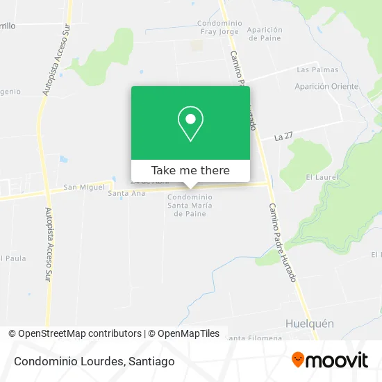 Condominio Lourdes map