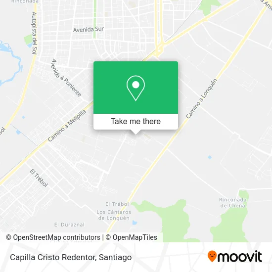 Capilla Cristo Redentor map
