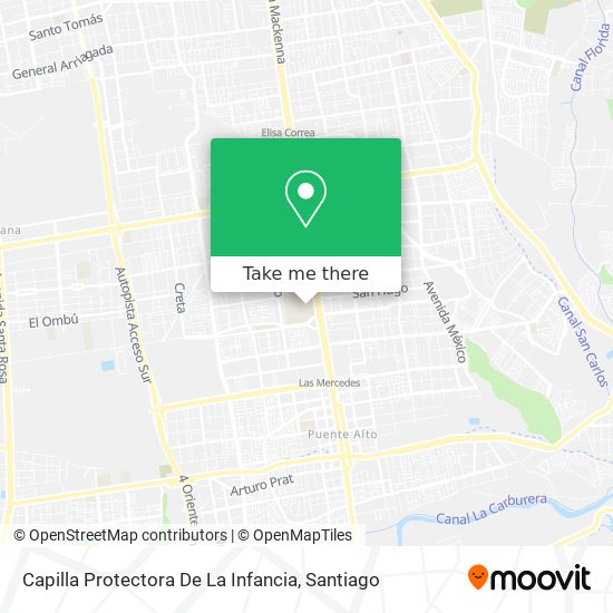 Capilla Protectora De La Infancia map