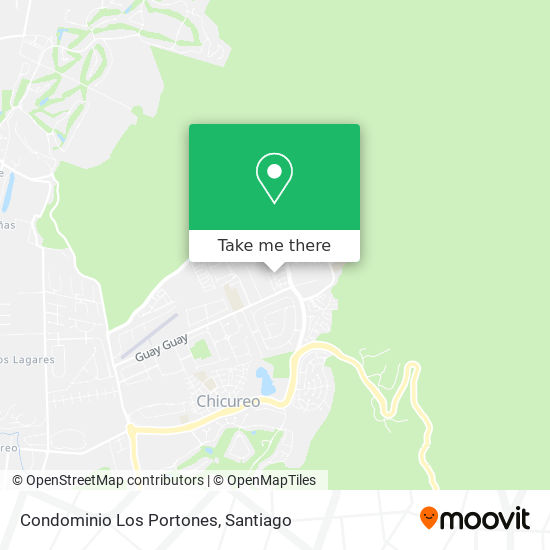 Condominio Los Portones map