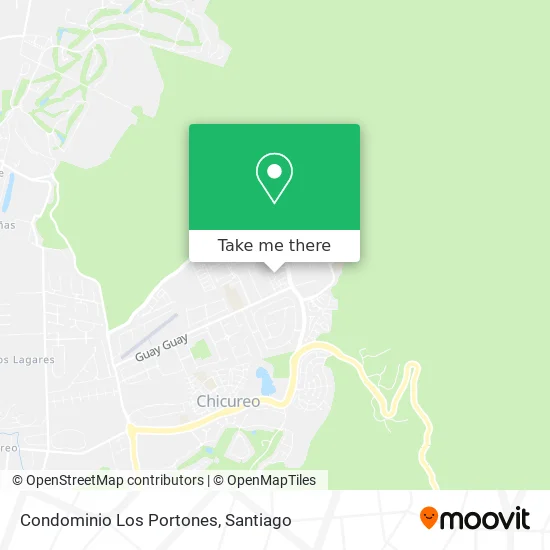 Condominio Los Portones map