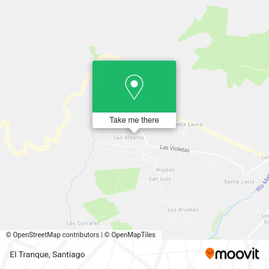 El Tranque map