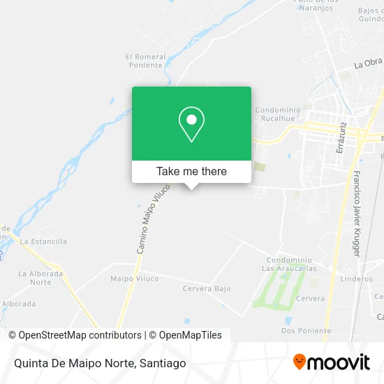 Quinta De Maipo Norte map