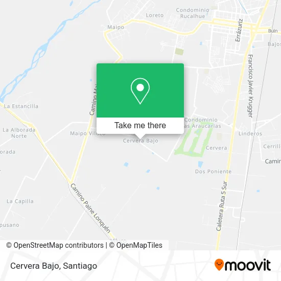 Cervera Bajo map