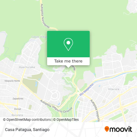 Casa Patagua map