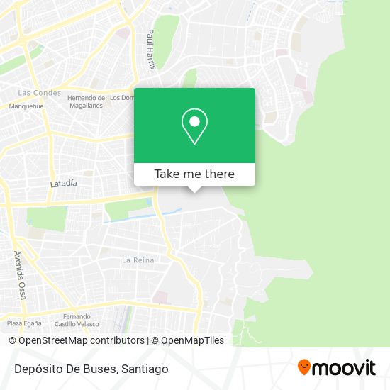 Depósito De Buses map