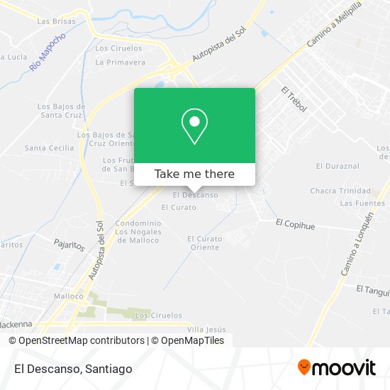 Mapa de El Descanso