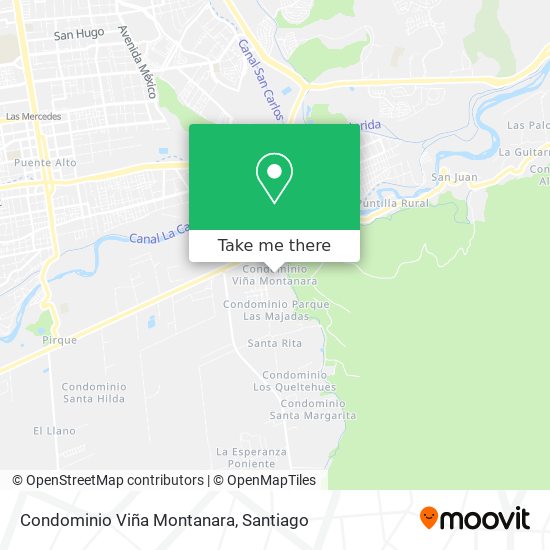 Mapa de Condominio Viña Montanara