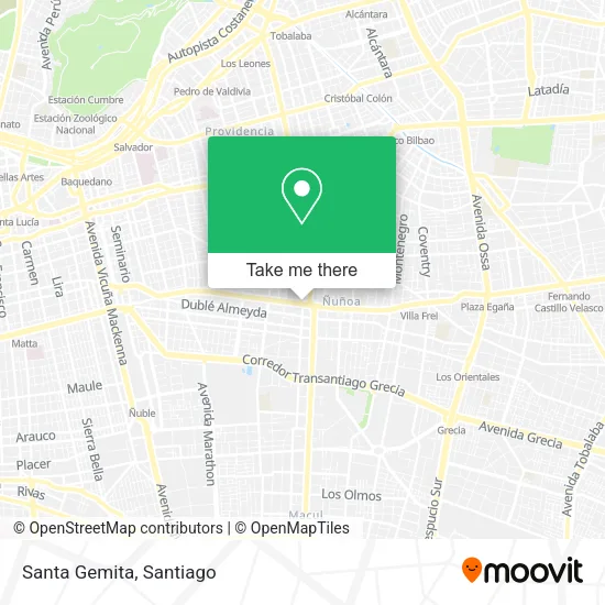 Santa Gemita map