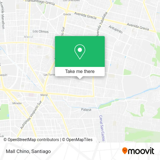 Mall Chino map
