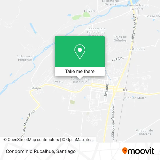 Condominio Rucalhue map