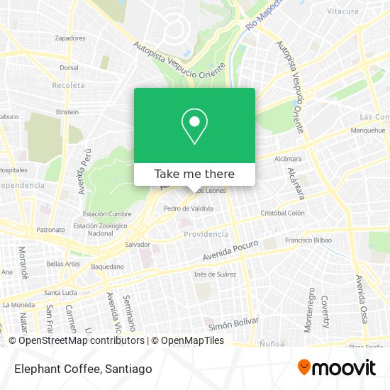 Elephant Coffee map