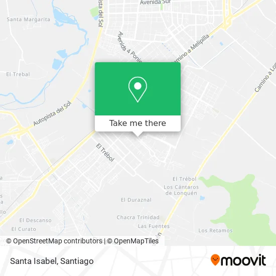 Santa Isabel map