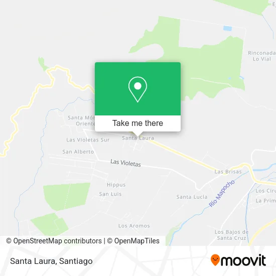 Santa Laura map