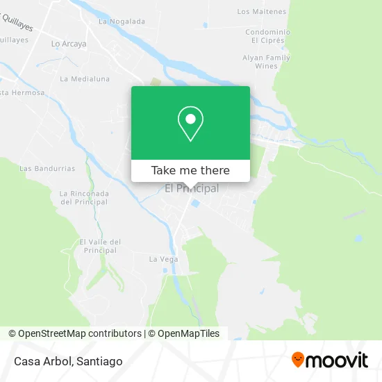 Mapa de Casa Arbol