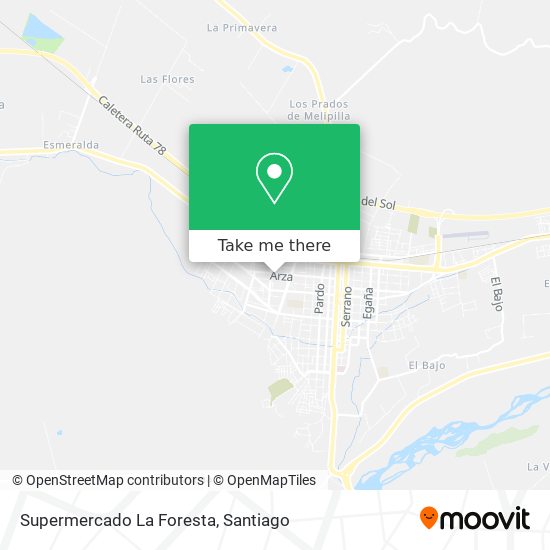 Supermercado La Foresta map