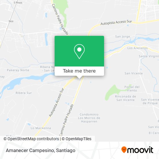 Amanecer Campesino map