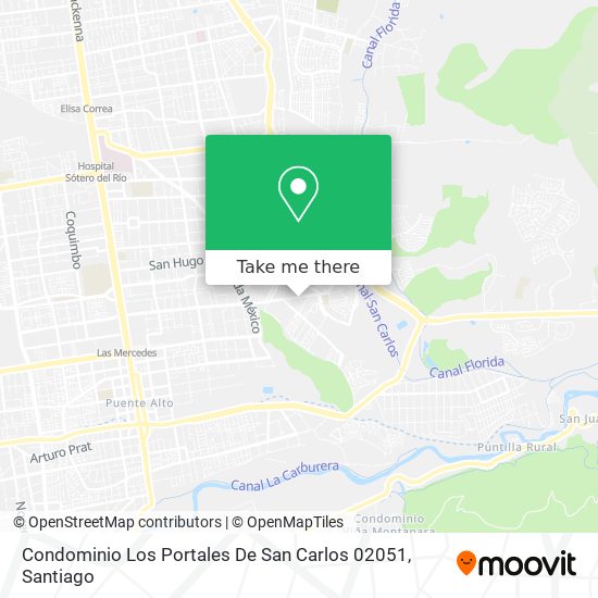 Condominio Los Portales De San Carlos 02051 map