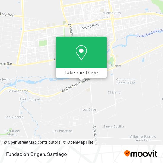 Mapa de Fundacion Origen