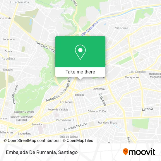 Embajada De Rumania map