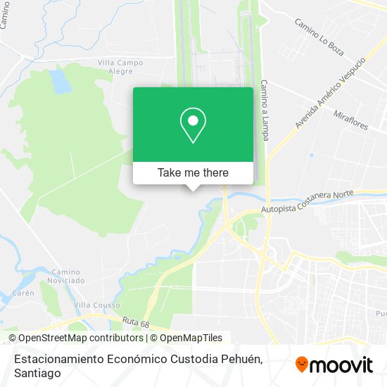 Estacionamiento Económico Custodia Pehuén map