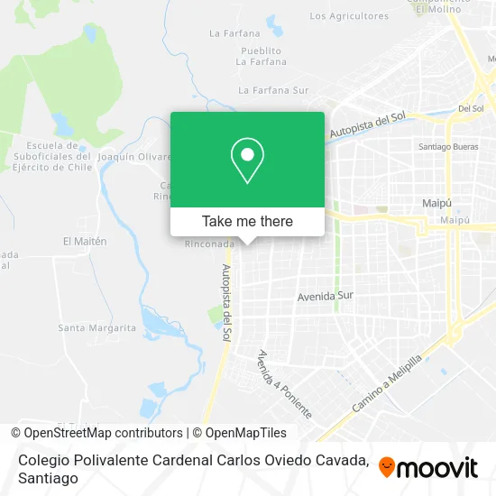Colegio Polivalente Cardenal Carlos Oviedo Cavada map