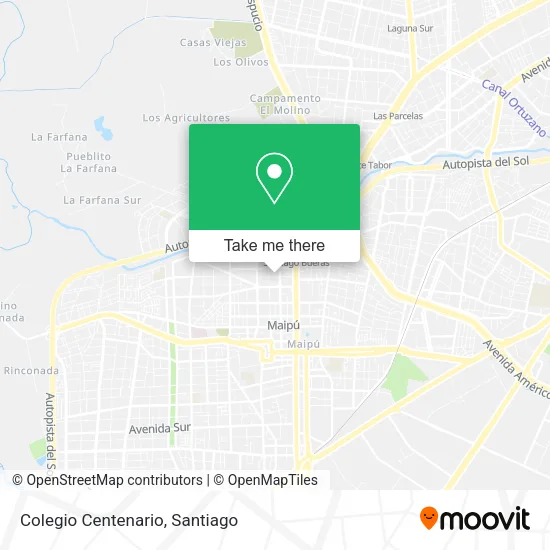 Colegio Centenario map