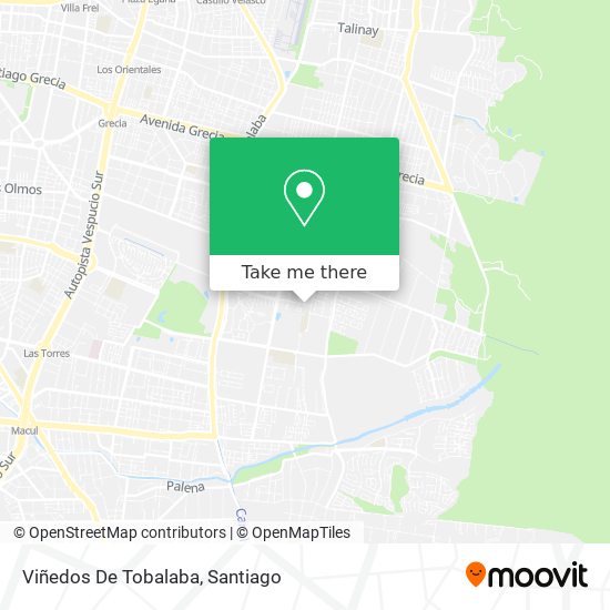 Viñedos De Tobalaba map