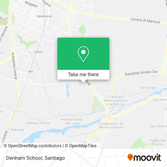 Denham School map