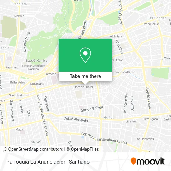 Parroquia La Anunciación map