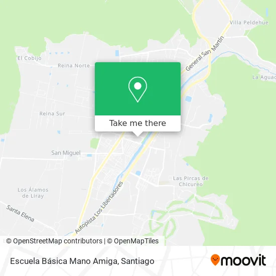 Escuela Básica Mano Amiga map