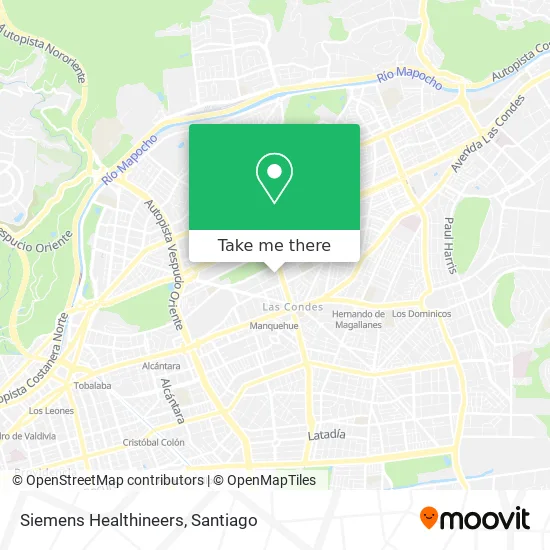 Siemens Healthineers map