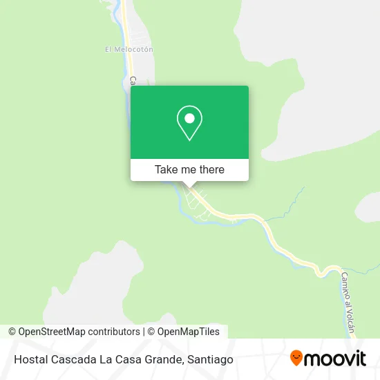 Hostal Cascada La Casa Grande map