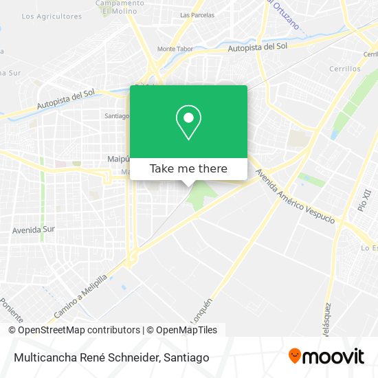 Mapa de Multicancha René Schneider