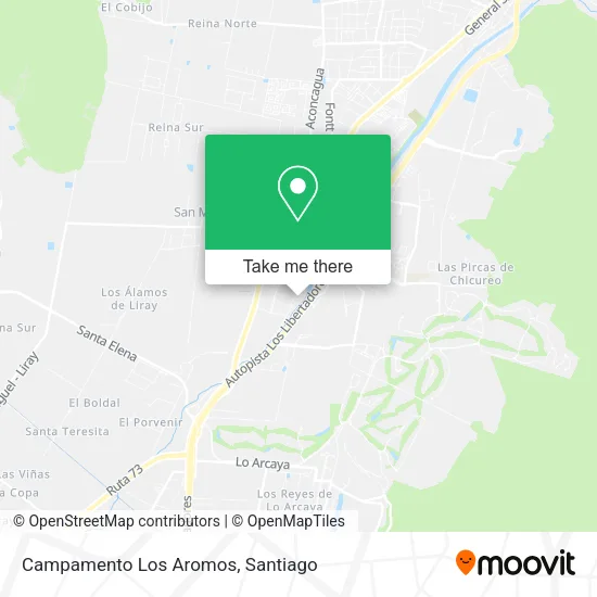 Mapa de Campamento Los Aromos