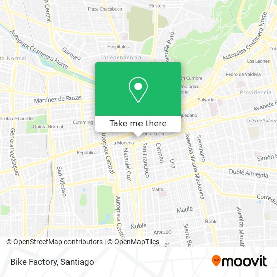 Bike Factory map