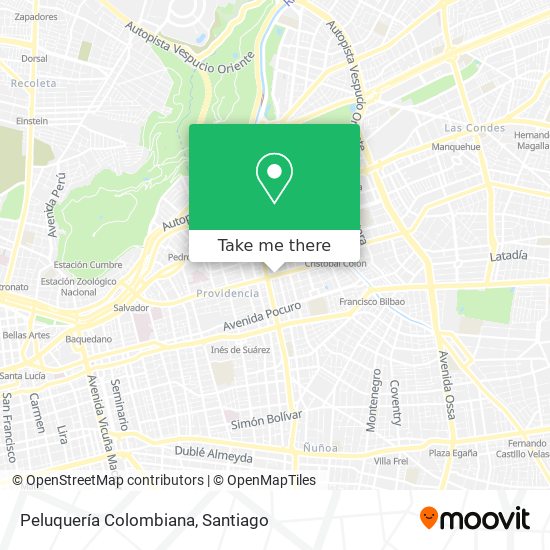 Peluquería Colombiana map