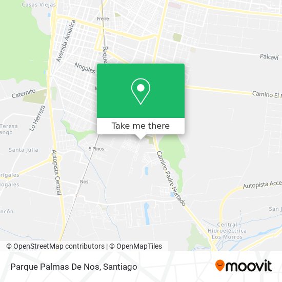 Parque Palmas De Nos map