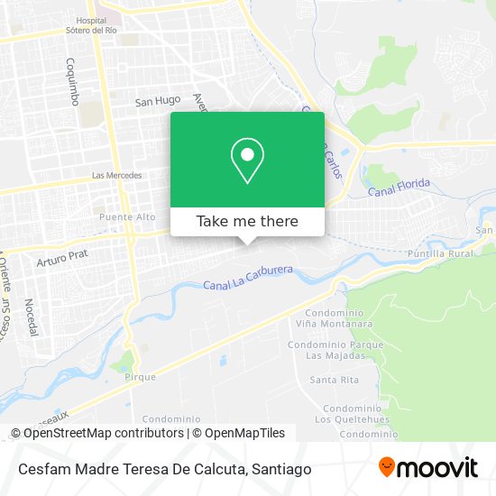 Cesfam Madre Teresa De Calcuta map