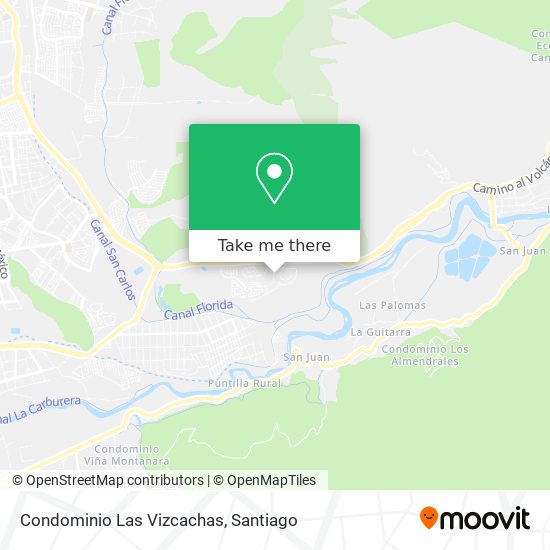 Condominio Las Vizcachas map