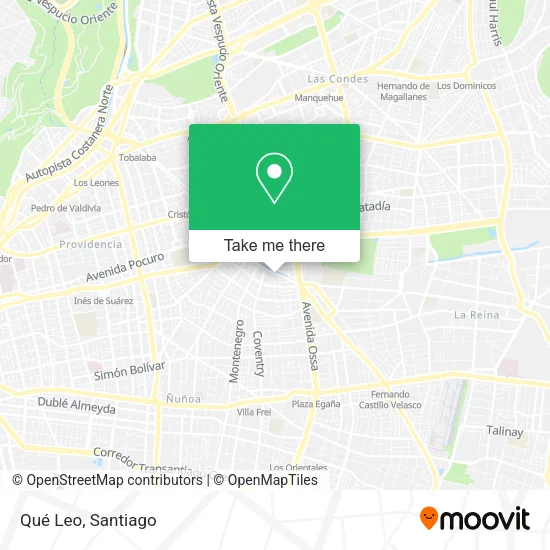 Qué Leo map