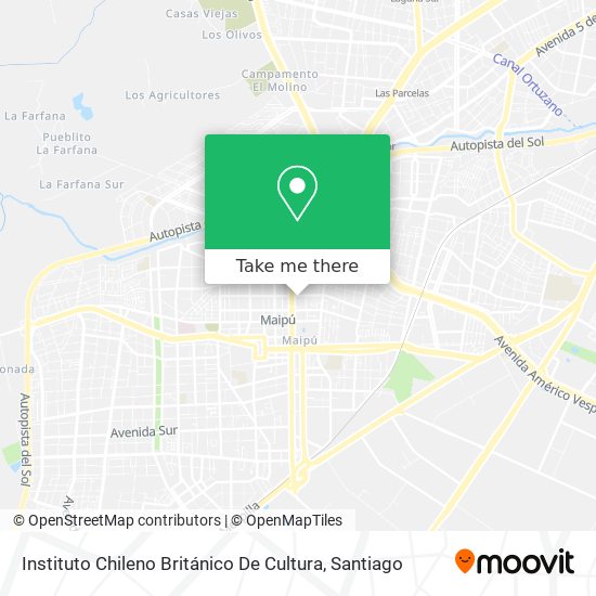 Mapa de Instituto Chileno Británico De Cultura