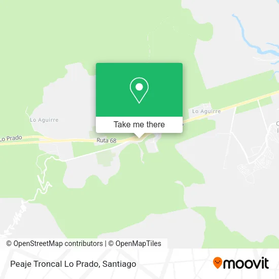 Peaje Troncal Lo Prado map