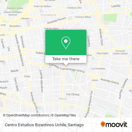 Centro Estudios Bizantinos Uchile map