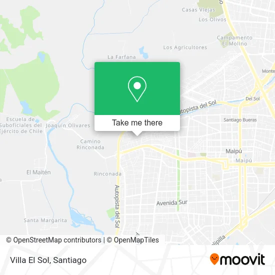 Villa El Sol map