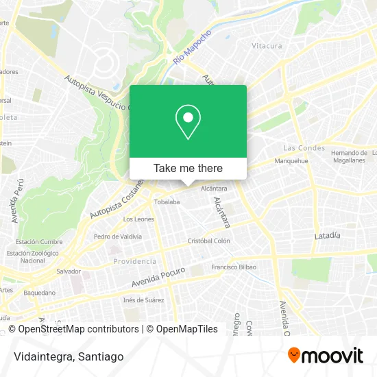Vidaintegra map